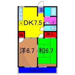 メイプルＹの物件間取画像